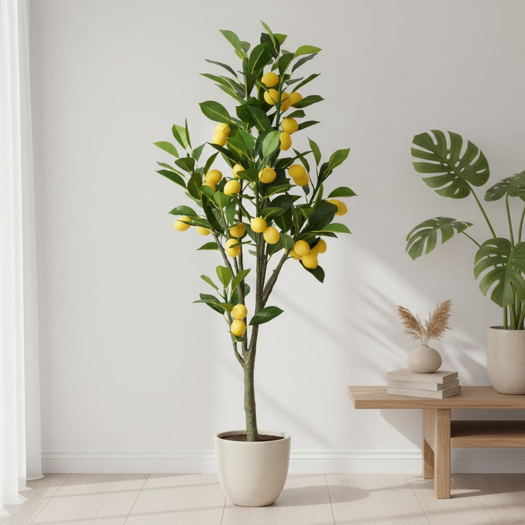 Citronnier Artificiel | Arbre Déco Premium