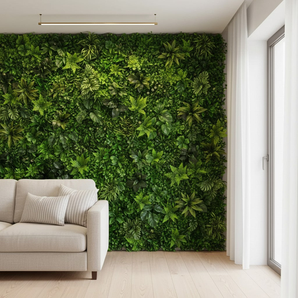 Panneau mural en vegétaux artificielle 40cmx60cm