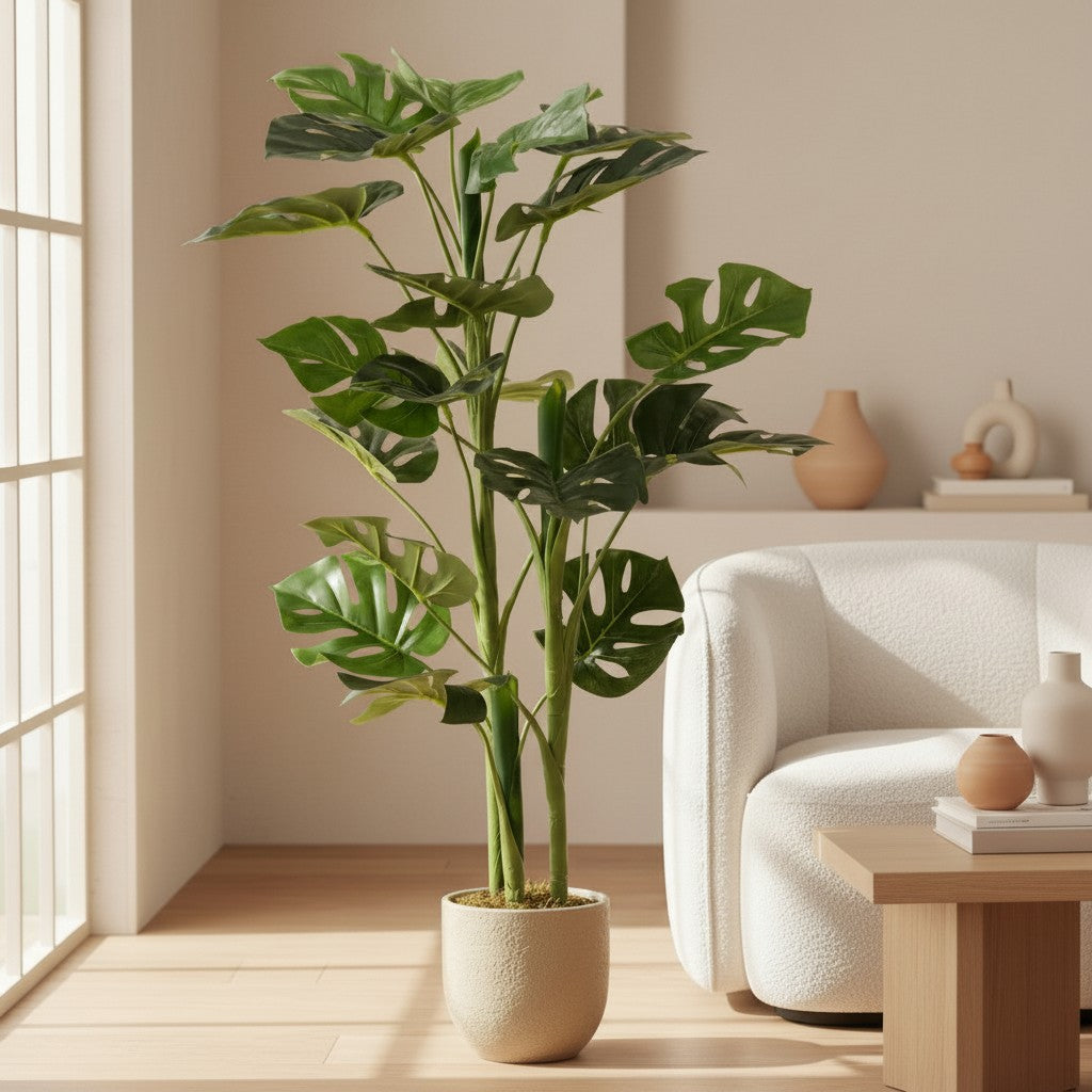 Plante Artificiel avec pot Monstera 1M