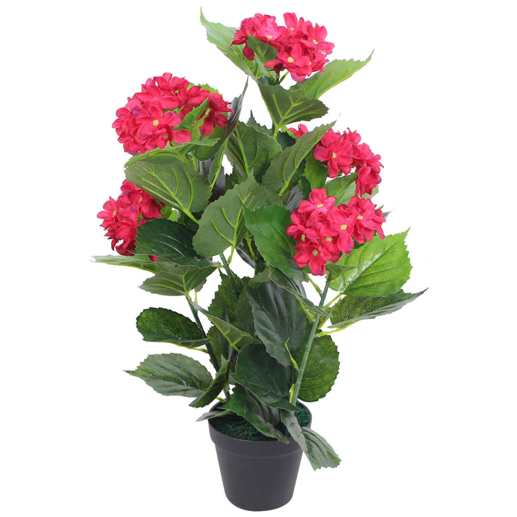 Plante hortensia artificielle