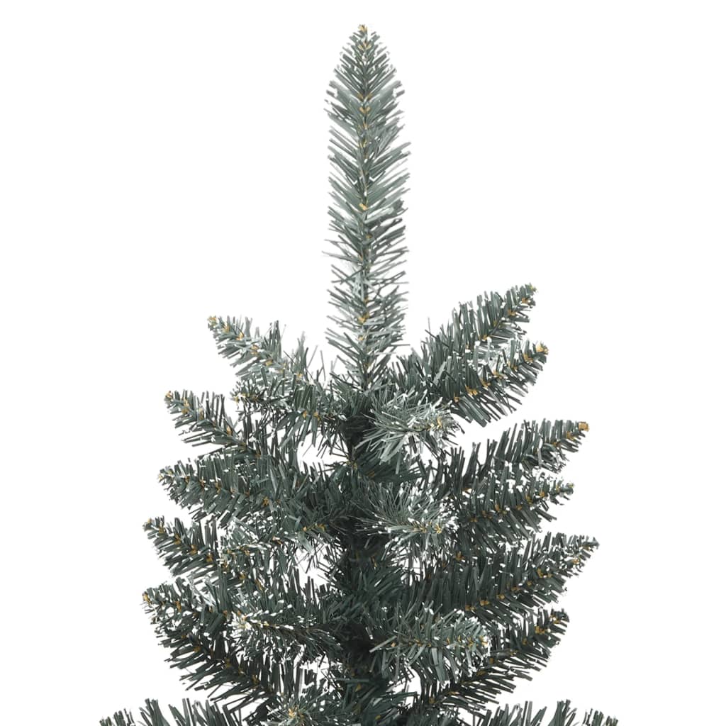 Sapin de Noël artificiel étroit enneigé – Idéal petits espaces