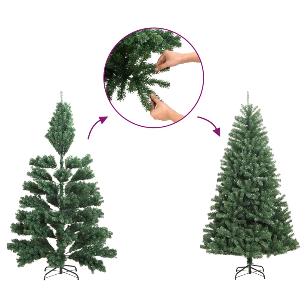 Sapin de Noël artificiel étroit enneigé – Idéal petits espaces