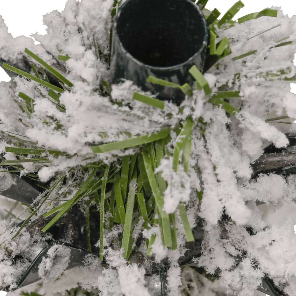 Sapin de Noël artificiel floqué à charnières – Effet neige réaliste